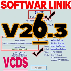 UPDATE SOFTWARE VCDS 2026 VAG COM OBD2 Scanner VAG HEX V2 USB Interface FOR VW AUDI Skoda Seat Unlimited VINs Multilingual TOOL