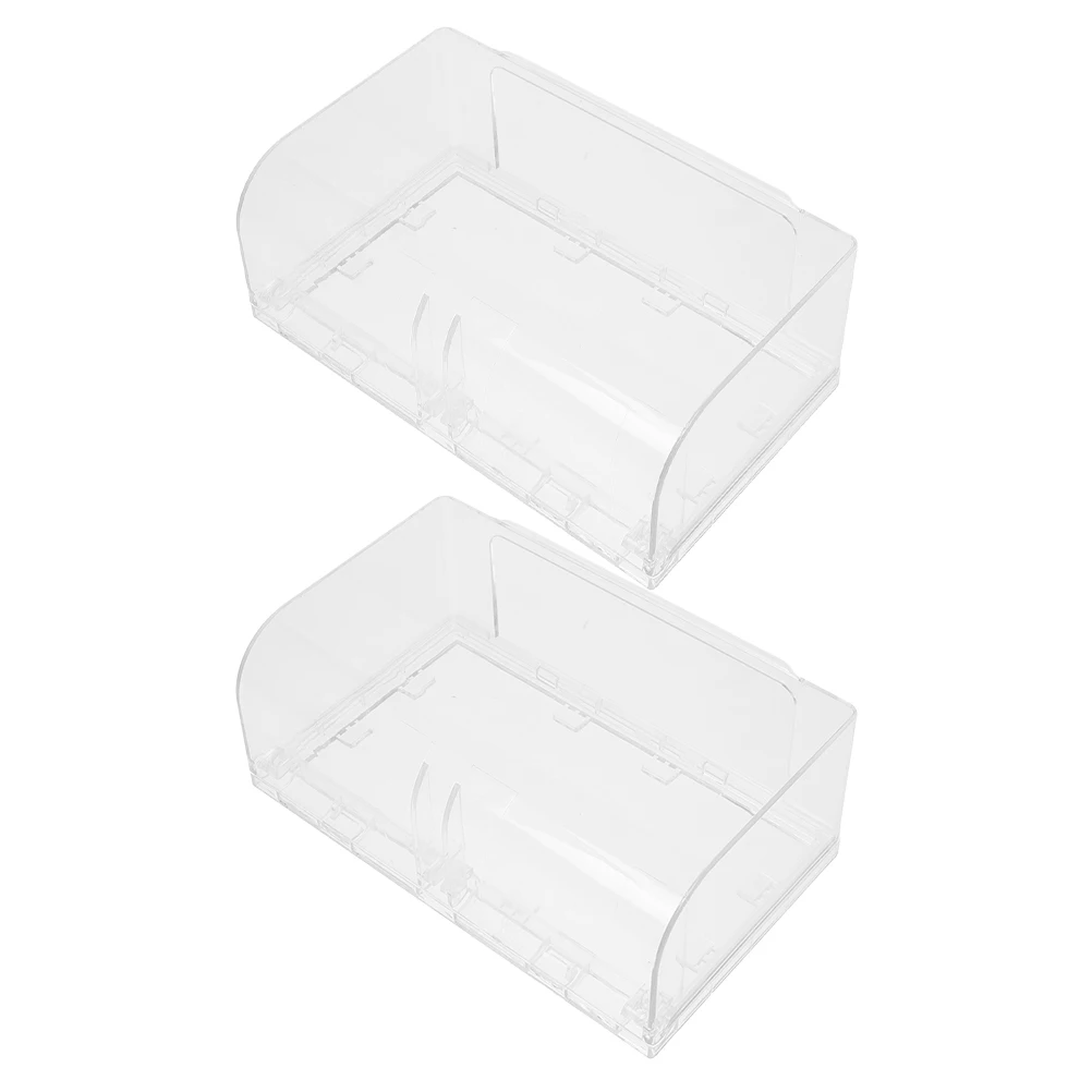 

2pcs Double Socket Waterproof Adhesive Thickened Splash-Proof Box For Bathroom Dual Outlets Indoor Use Large Weatherproof Socket