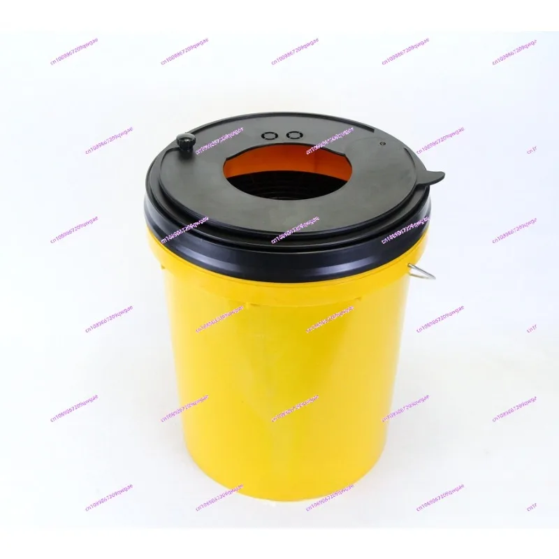 

Car beauty fine washing bucket Car washing bucket Polishing machine Sponge tray Mobile cleaning bucket