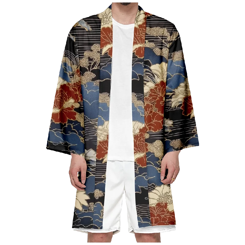 

Мужское японское длинное кимоно, кардиган, женский костюм самурая, кардиган, традиционное платье, кимоно юката, модная рубашка