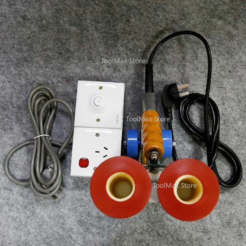 Mesin jahit veneer portabel untuk pengerjaan kayu, tipe kepala benang ganda, mesin veneer industri untuk penyambungan veneer.