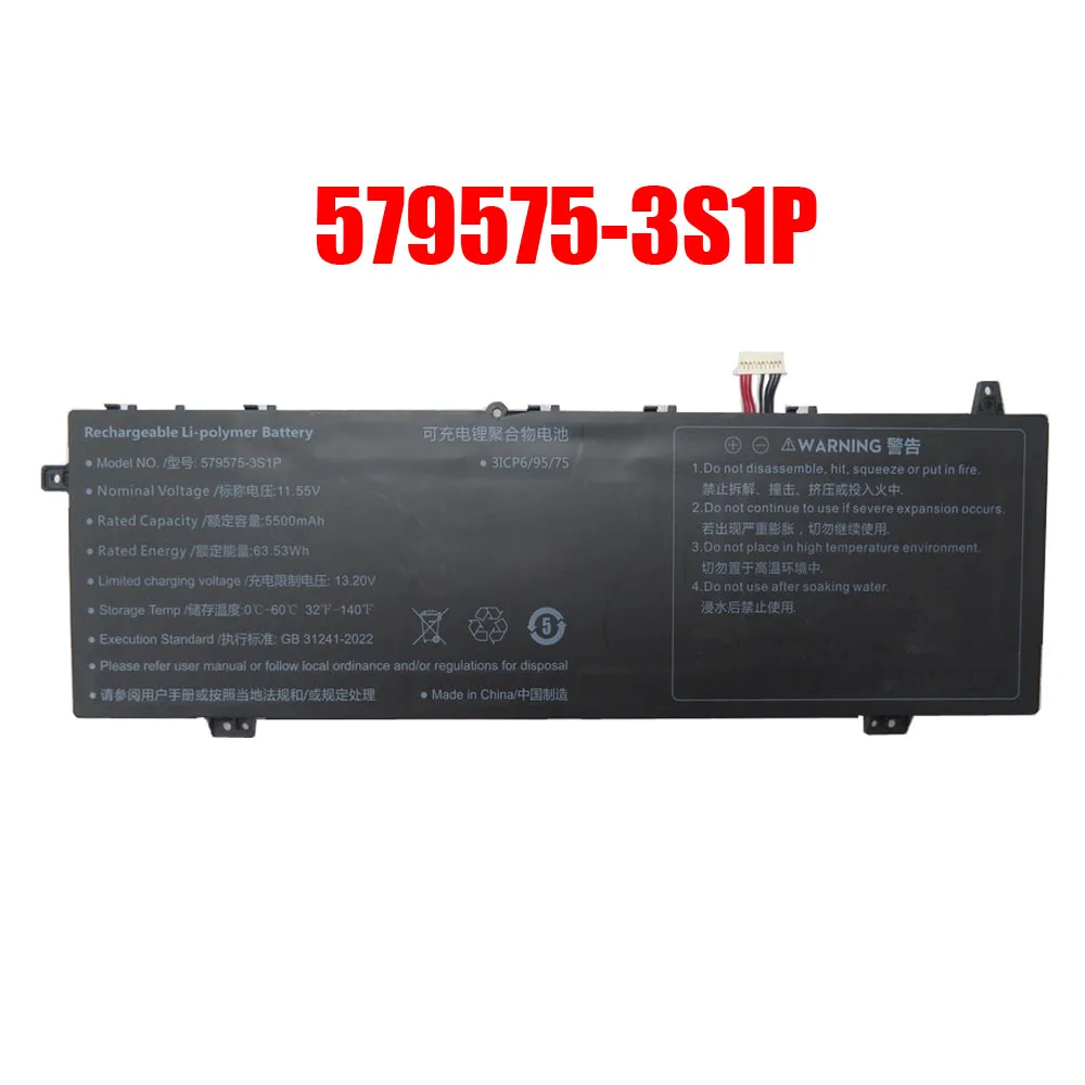 Laptop Battery 579575-3S1P 11.55V 5500MAH 63.53WH 10PIN 8Lines New