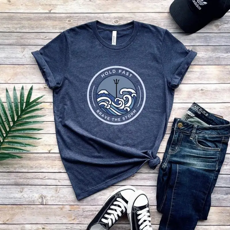 Percy Jackson Hold Fast Brave The Storm T-Shirt
