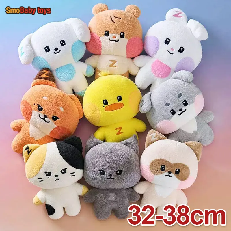 New Kpop ZB1 Doll Soft Short Plush Doll ZERONI Cute Dog Cat Rabbit Doll Keychain ZEROBASEONE Fans Gift