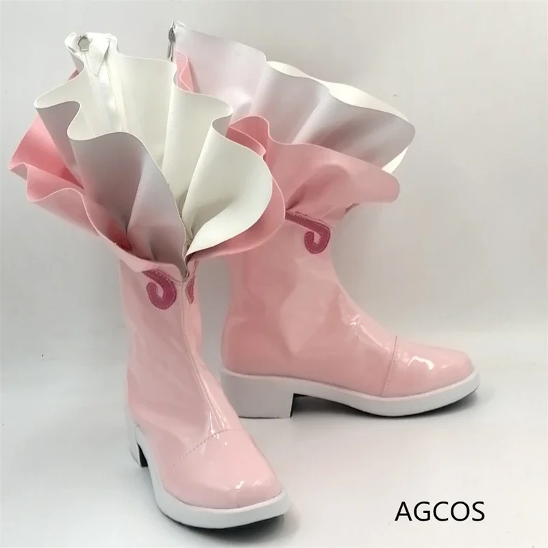 AGCOS Mermaid Melody Nanami Ruchia Cosplay Shoes Woman Nanami Luchia Cosplay Boots