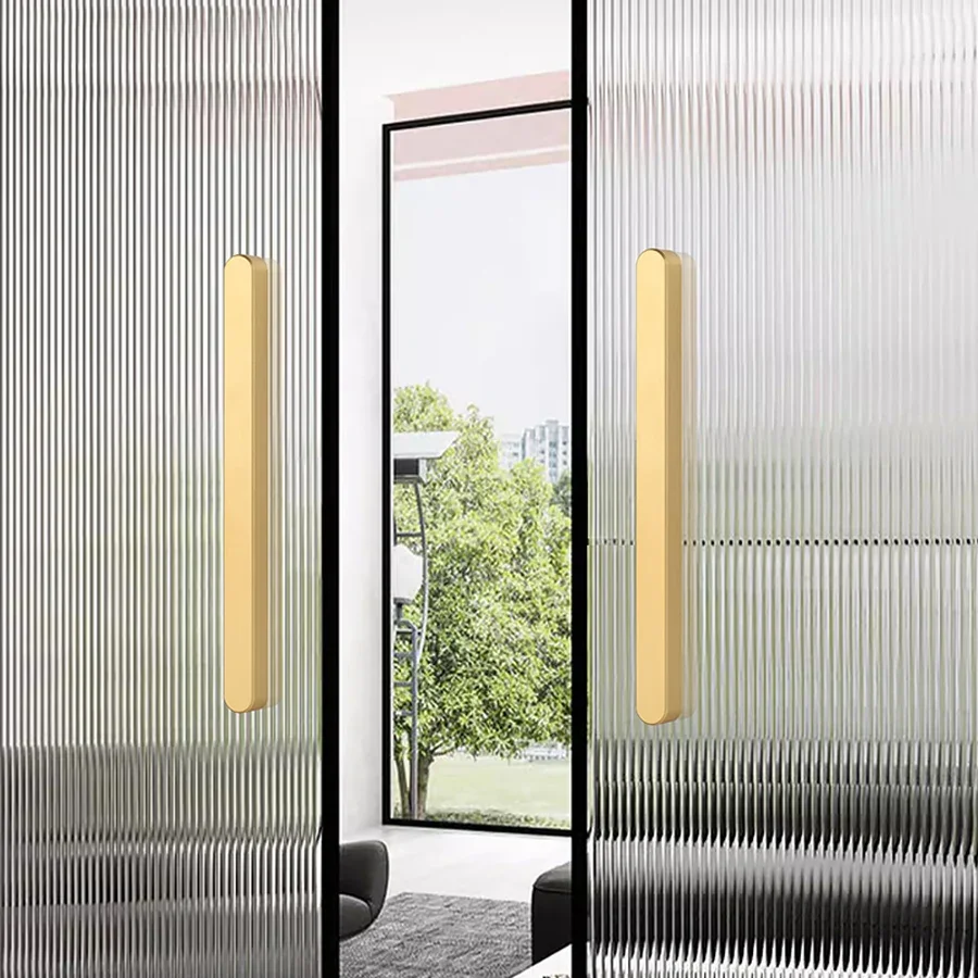 

Double-sided Tape Adhesive Space Aluminum Sliding Door Handle Shower Room Glass Door Handle Self-adhesive Furniture Handle