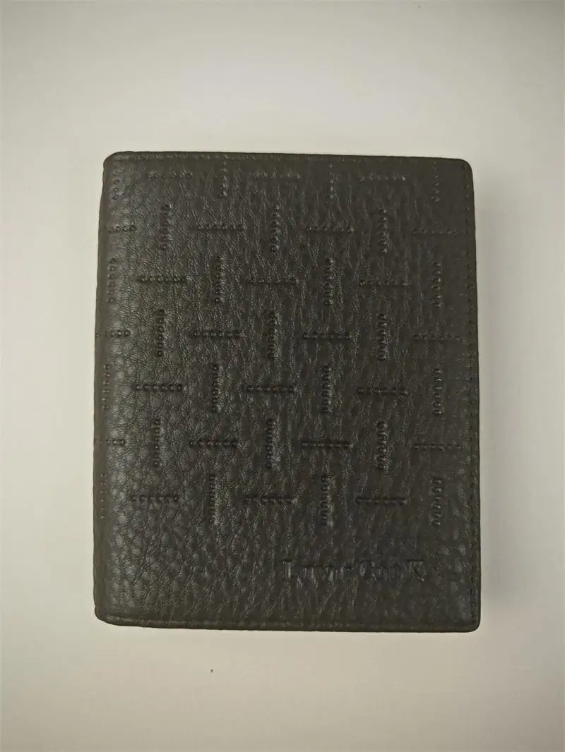 Long Leather Wallet for Men Top Layer Cowhide Busin Sle Youth Faion Pure Color Large cy Clip Card Slot