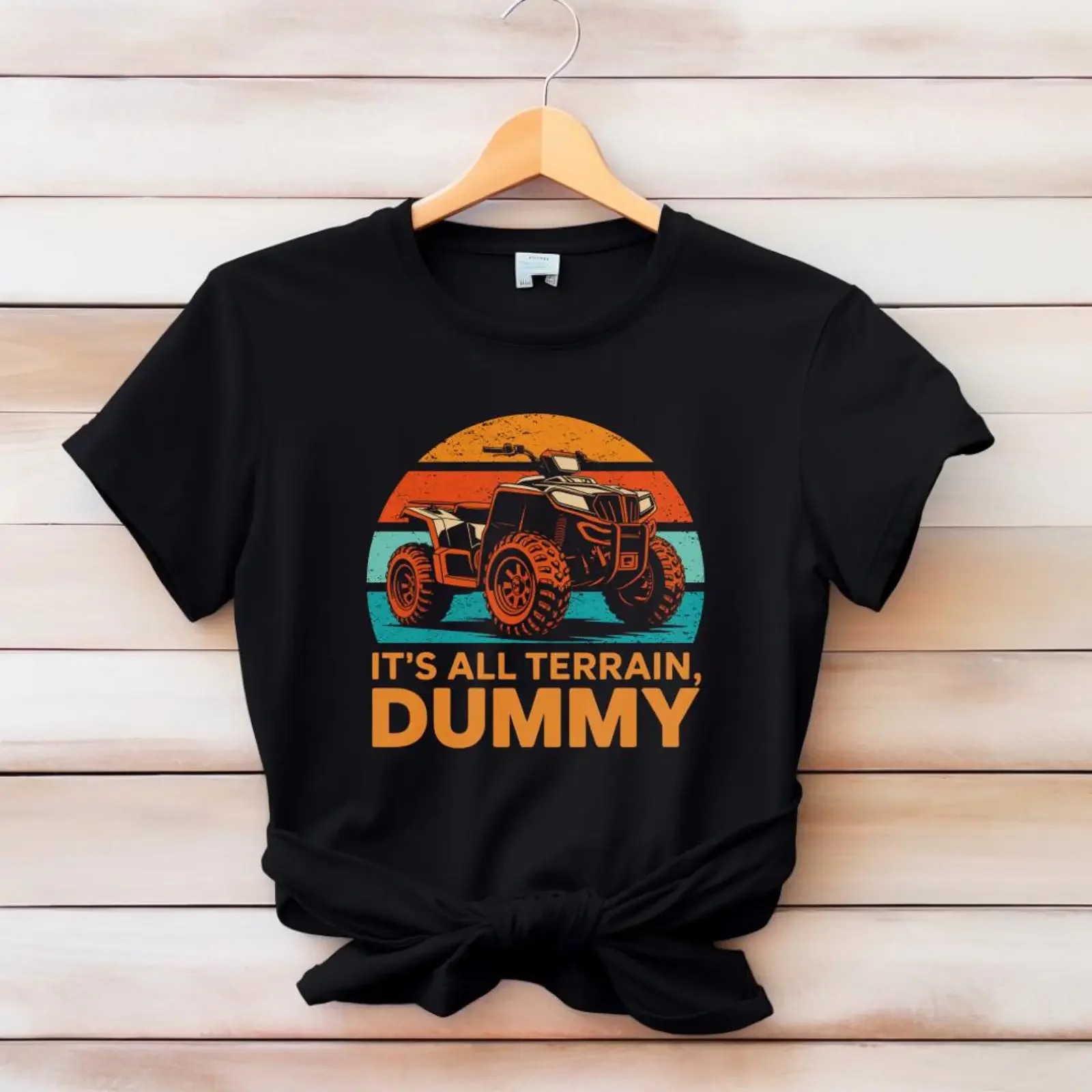 T-shirt Community TV Show It amp 39 s All Terrain Dummy ATV Funny Off Road and Sitcom Quote vintage Washed Slightly Unisex