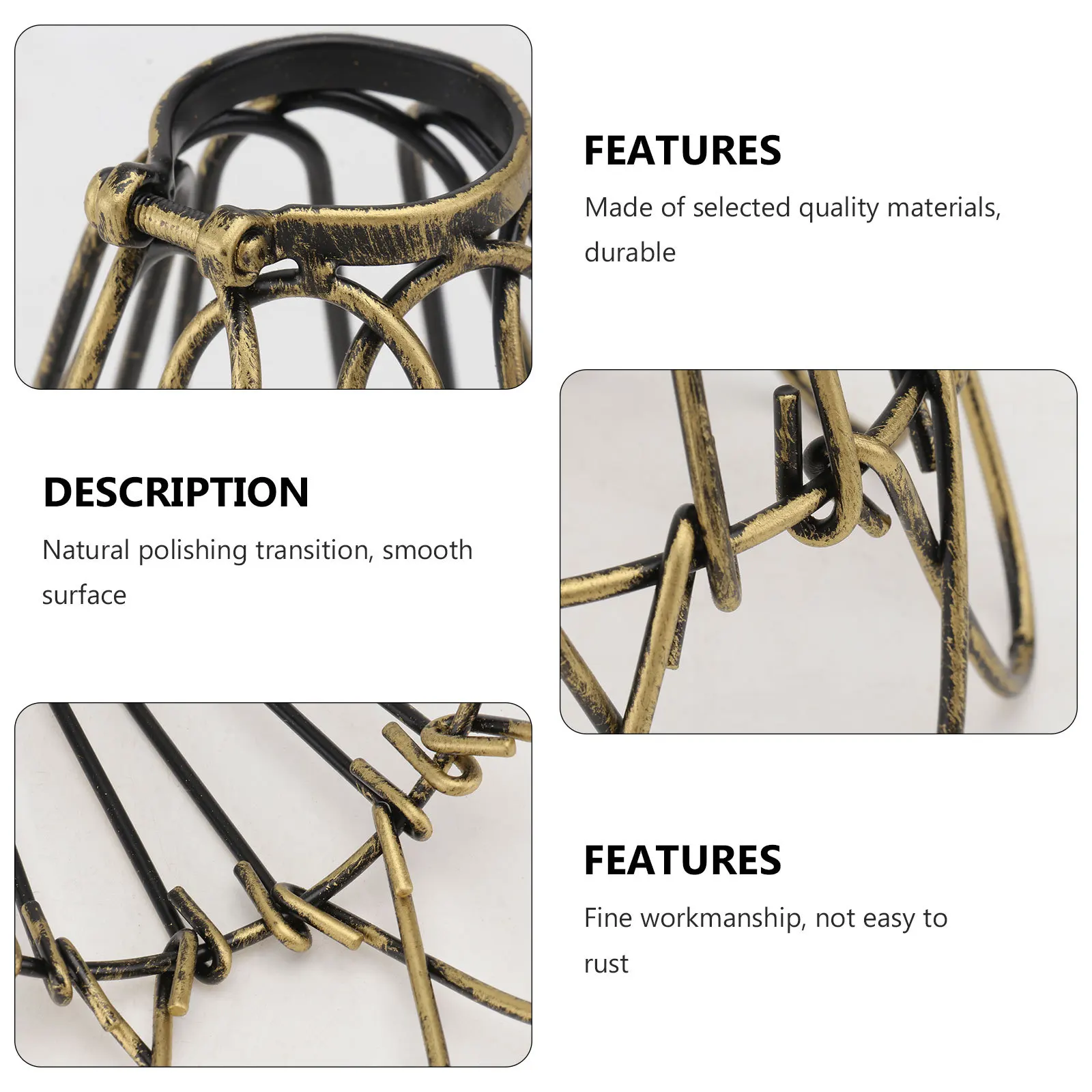 1 قطعة عاكس الضوء البتلة الرجعية قسط مادة الحديد دائم رائعة ل الثريا مصباح السقف شرفة المنزلية فندق النوم #4