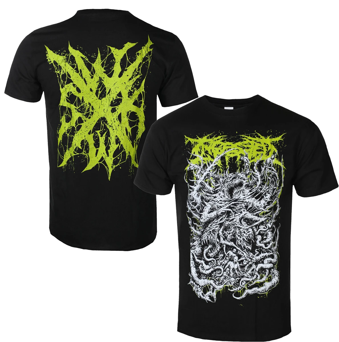 تي شيرت روك داكن أمريكي فضفاض للرجال والنساء بأكمام قصيرة من القطن الخالص ملابس رجالية غير رسمية على الطراز القوطي مقاس كبير