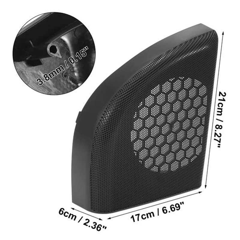 Imagem -04 - Porta do Carro Speaker Cover Guarnição Speaker Grille para Mercedes-benz Clc-class Coupe W203 20082011 A20372703889051 l Mais r