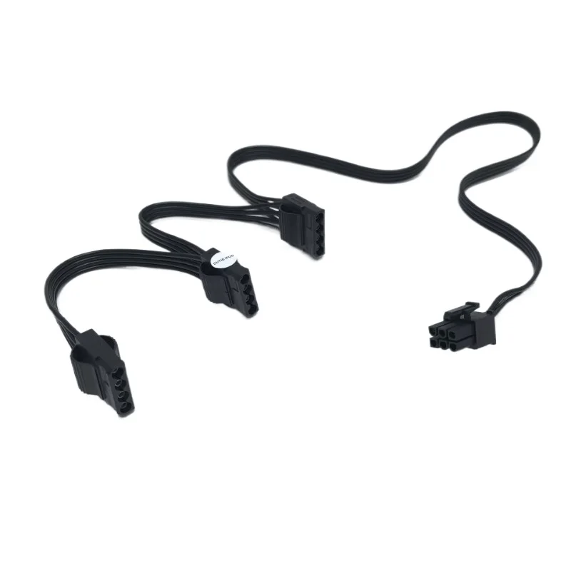 6Pin To 3-Port Molex 4Pin IDE Power Cable For CORSAIR ATX PSU RM1000X RM750X 850X RMX Series ATX PSU Power Module