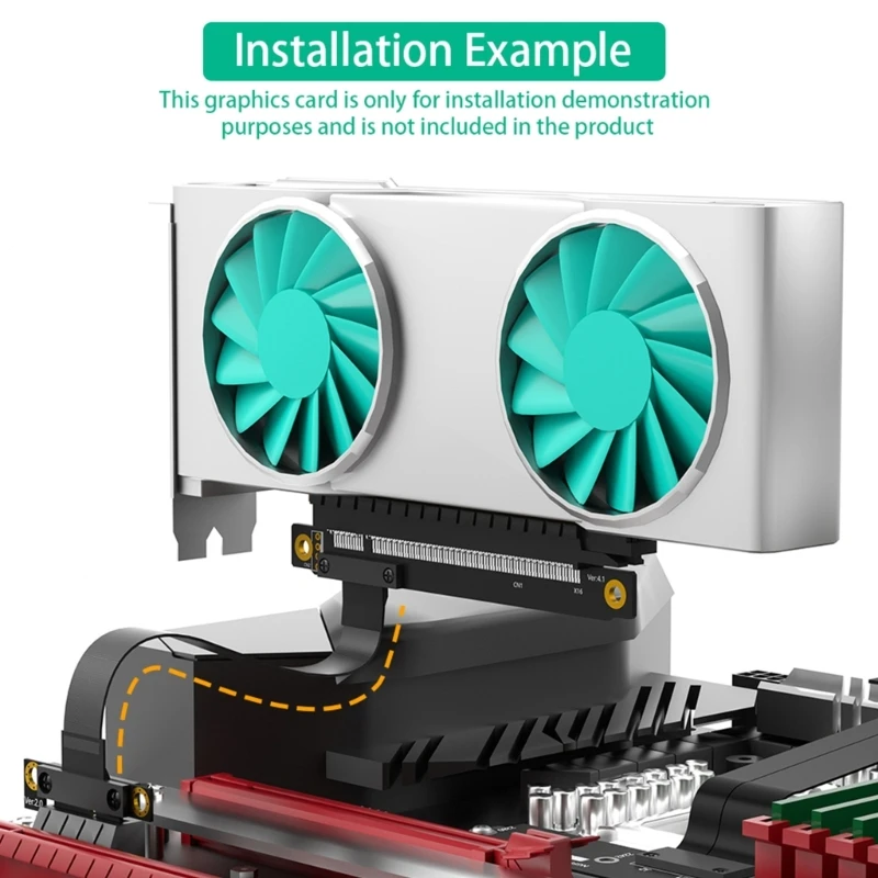 25 PCIE Gen3.0 1X đến 16X Risers Cáp PCIExpress PCIE X16 Extender Khuỷu tay góc phải