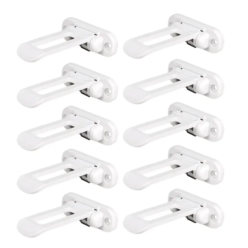

A53Q-Easy Installation Mount Design-Child Safety Cabinet Locks-Baby Proofing For Toddlers(10Pcs)