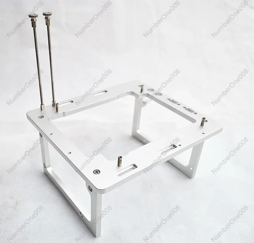 Mini ITX PC Case A4 Structure Support Water Cooling Full Aluminum Open Shaped Platform Small Chassis