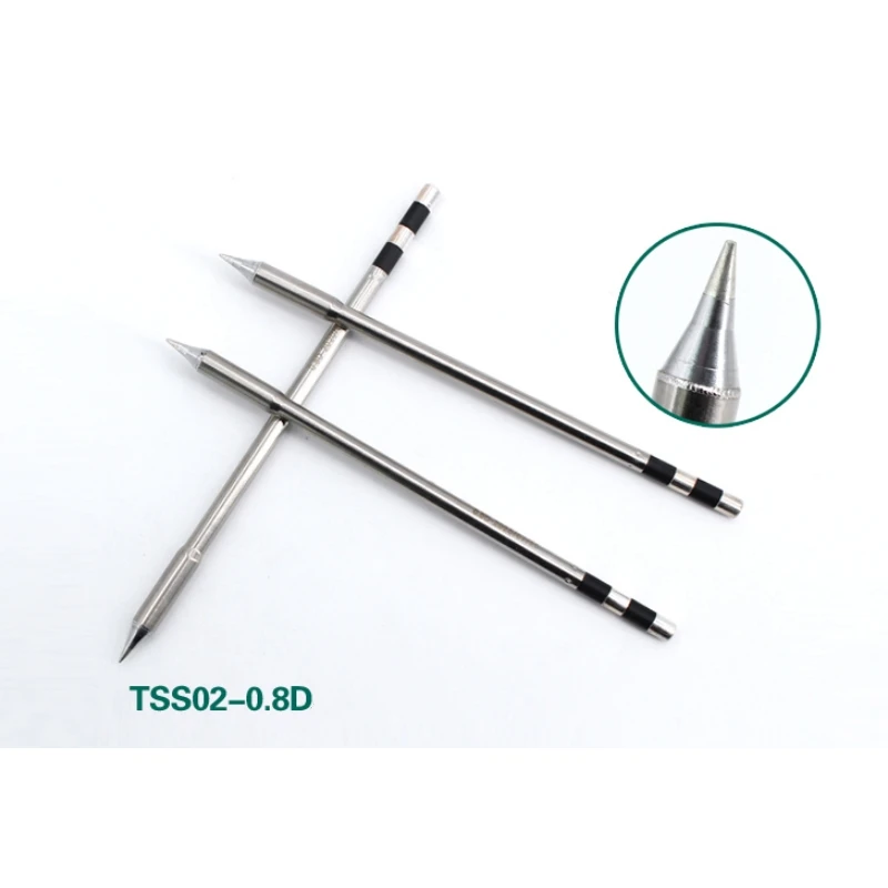 Original Quick TS1200A/TS1200D Soldering Iron Tips TSS02-0.8D Soldering Tip Replacements Tools