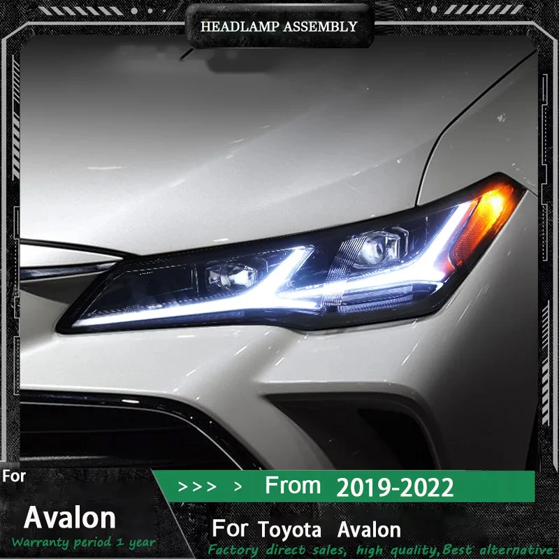

Car Accessories for Toyota Avalon Headlight 2019-2022 Avalon Headlamp DRL Turn Signal Low High Beam Projector Lens