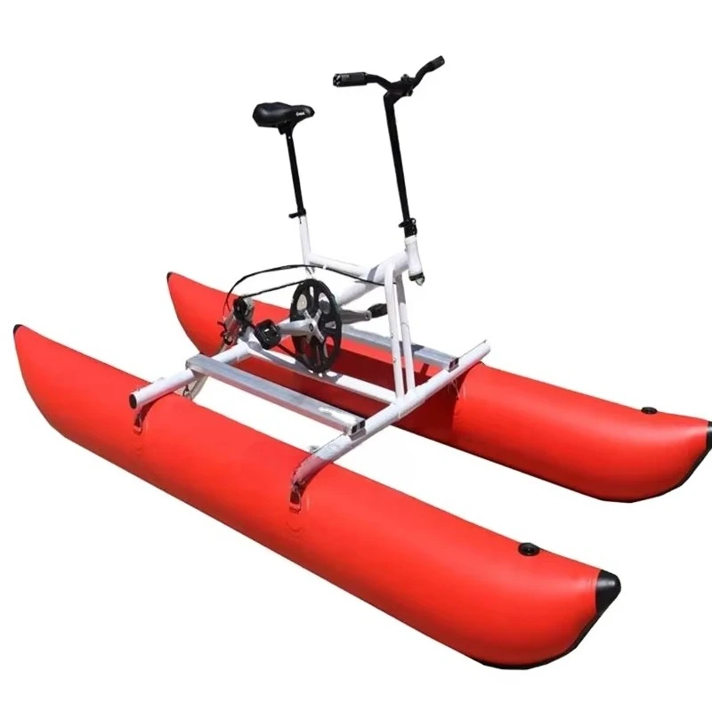 Commercial High Quality Portable PVC Inflatable Pedal Boat Water Bicycle Inflatable Floating Bike for Sale