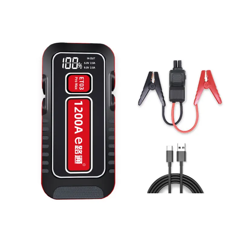 

Car Battery Emergency Jump Starter Power Supply Ignition Electric Device 12V Standby Engine Starting Power device 1pc