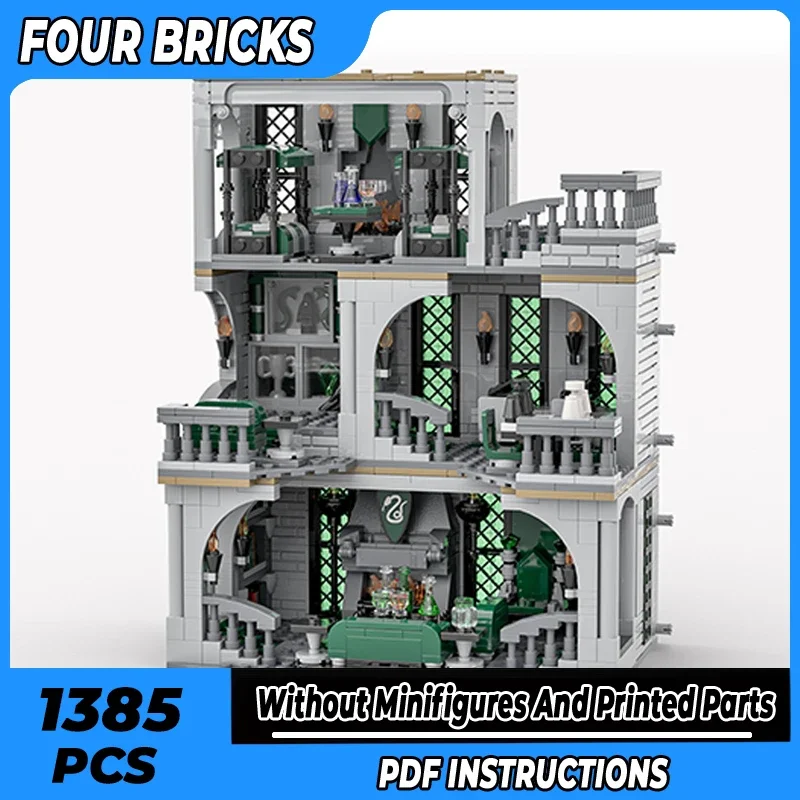 

Moc Building Bricks Famous Movies Model Common Room And Dorm Technology Modular Blocks Gifts Toys For Children DIY Sets Assembly
