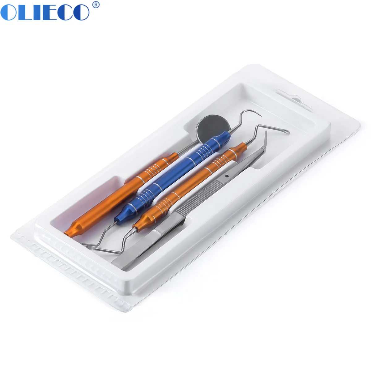 

4pcs/set Stainless Steel Dental Tools Kit Teeth Scraper Mouth Mirror Tweezer Dentistry Probe Tooth Care Instrument