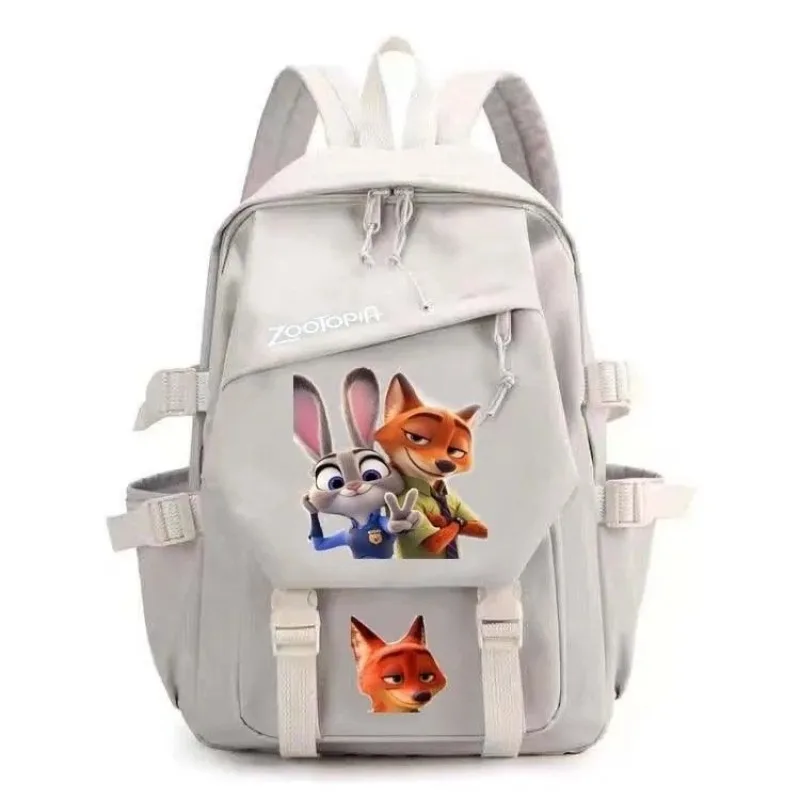 

Zootopia Judy Nick Backpack, Anime Peripheral School Bag for Primary School Students, Grades 2-3-4-5 Kids Cartoon Bookbag