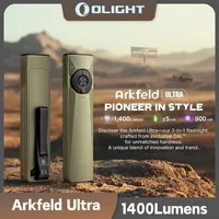 Olight Arkfeld Ultra 3-in-1 EDC Flashlight 1400Lumens USB-C Rechargeable Bulit-In Battery