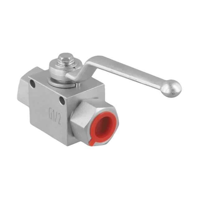 Magnetventil 1PC Hydraulic Ball Valve 2Way High-Pressure Ball Valve G1/4'' G3/8'' G1/2'' G3/4'' Shut-Off Hydraulic Valve For Water Oi Hydraulik — Detail 1