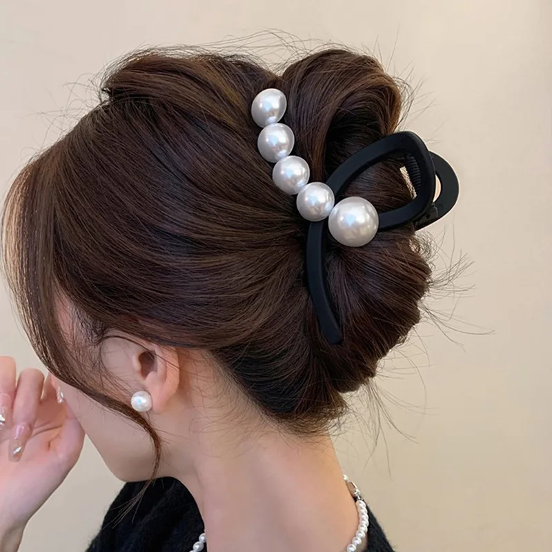 11.5cm Женская кросс - заколка заколка, жемчуг, шпилька, шпилька, шпилька, шпилька, шпилька, модный головной убор