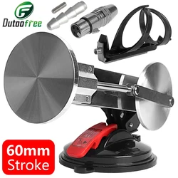 12V-24V Mini Telescopic Linear Actuator 60mm Stroke 30-200 Times/min Reciprocating Mechanism 3XLR Connector Coke Cup 80mm Plate