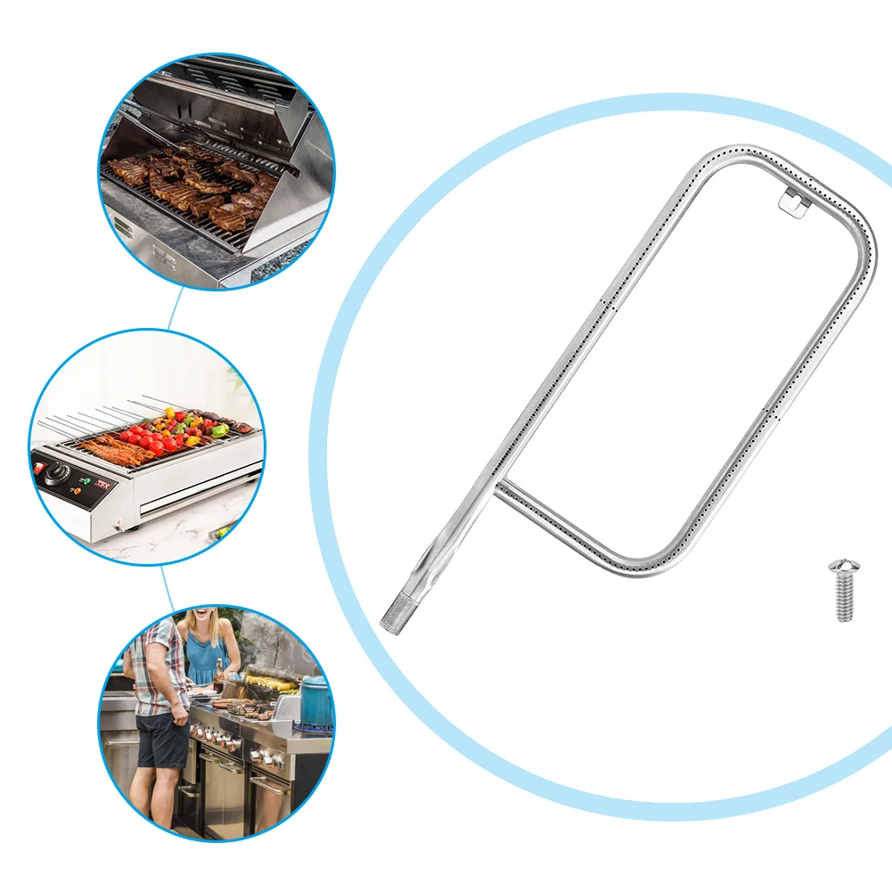 304 الفولاذ المقاوم للصدأ شواء الموقد شواء الموقد استبدال جزء 60041 الموقد أنبوب ل ويبر Q200/Q220/Q2000/Q2200 أجزاء الشواية