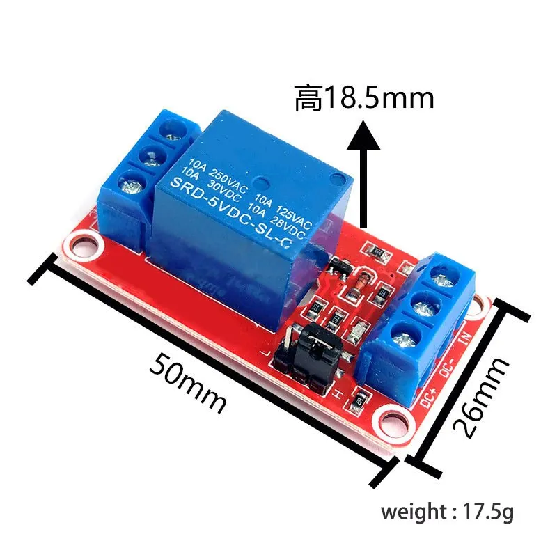 Relay module 1 2 4 8 Channel 5V 12V Relay Module Board Shield with Optocoupler Support High and Low Level Trigger for Arduino