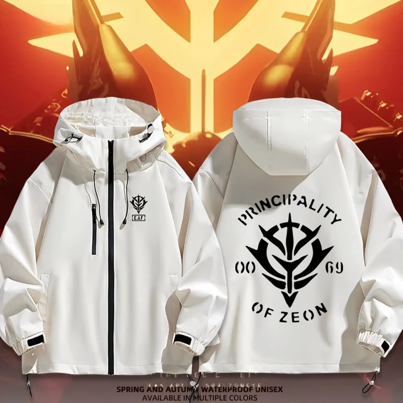 

Universal Soldier Coats Autumn Winter Jaet ex Waterproof Outdoor Casual Faion Polyester Fiber Zipper Closure Hood