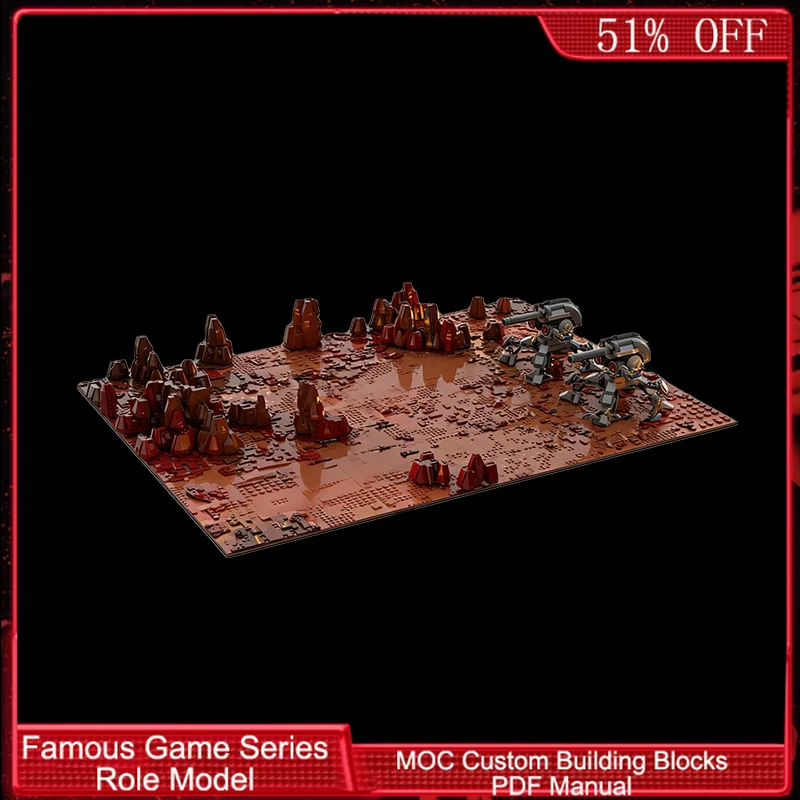 9103 PCS Construction SW-TheBattleofGeonosis MOC Customize Modular Building Block Creative Design Simple DIY Toy Birthday Gift