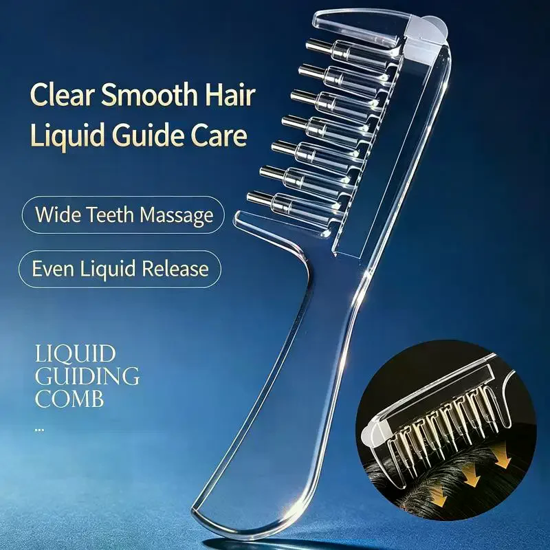 Multi-Function Mini Portable Head Applicator Anti-Frizz Scalp Nourish Hair Firming Applicator Anti-Static Hair Care