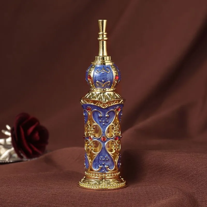 Creative Metal Shell Perfume Bottle Travel Separate Bottle Empty Bottle 12ML Essential Oil Glass Bottle Perfume Bottle ZJ436