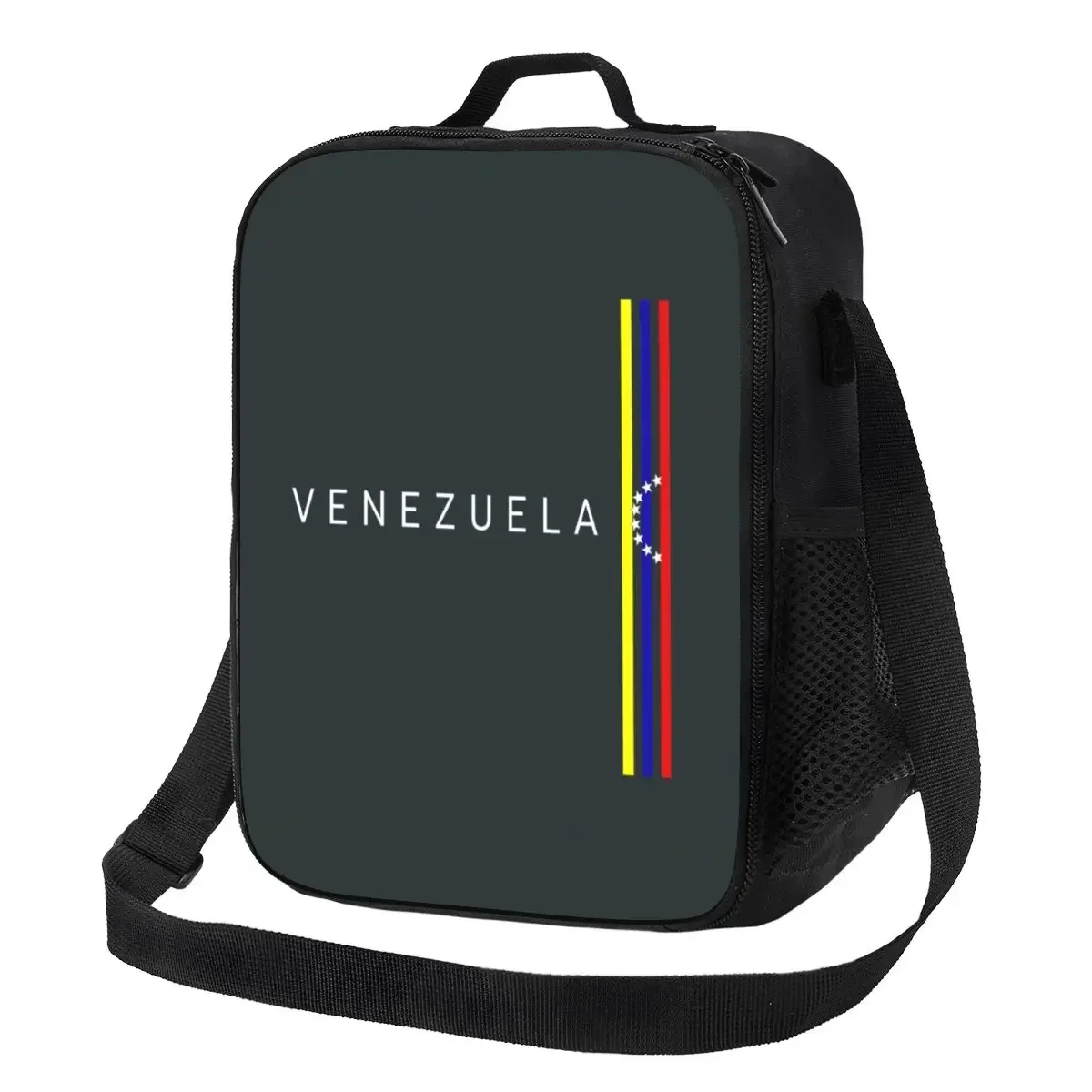 Flag Venezuela Insulated Lunch Bag for Women Bolivarian Republic of Venezuela Thermal Cooler Lunch Box Kids School Children