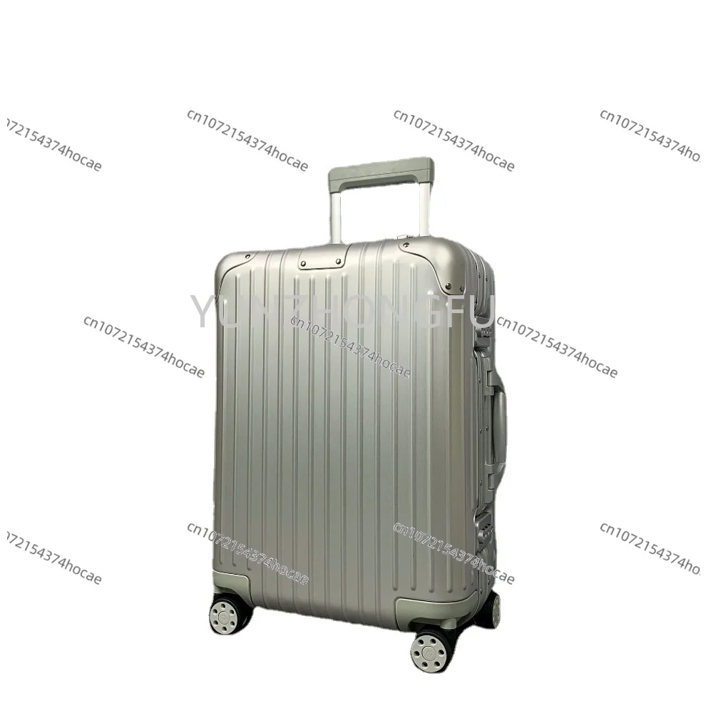 Original Aluminum Magnesium Alloy 925 Classic Trolley Case, Metal Trunk Sports Version, Can Be Checked