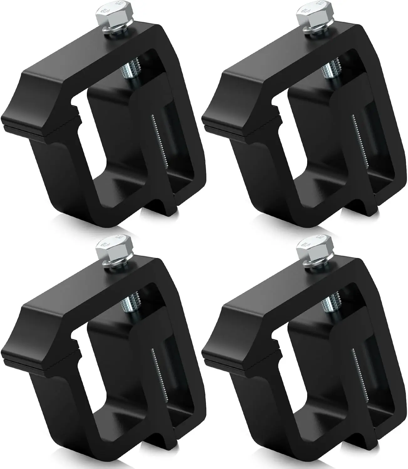 Truck  Mounting Clamps - Heavy Duty Camper  Clamps - Truck Topper Ladder Rack Clamps for Chevy Silverado / Dakota  1500 2500 350