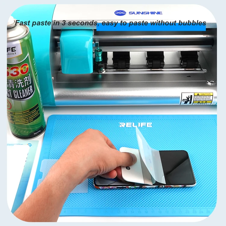 SUNSHINE SS-057H SS-057HB SS-057HE Hydrogelfolie, SS-890c Filmschneidemaschine, Handy-Displayschutzfolie, GF-1 GF-2 – Detail 12