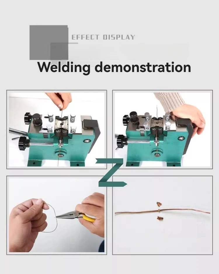 The Sz-2T clamp-type cold welding machine is used for cold welding connections of aluminum wires,enameled wires,copper wires,etc