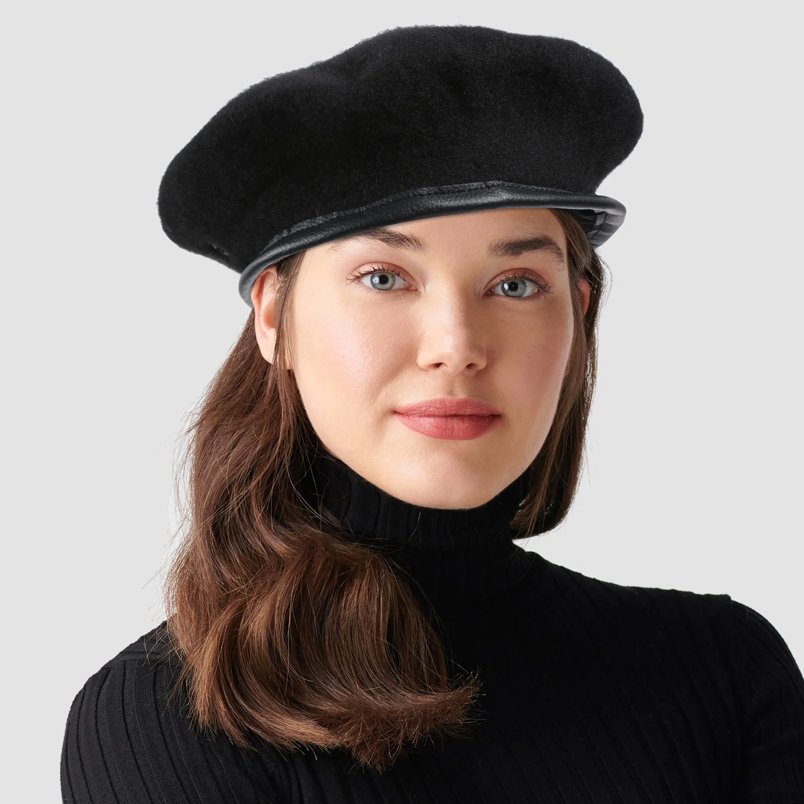 

Adjustable Wool Beret Hat Unisex Fashion Accessory Lightweight Warm Suitable for All Occasions Spring