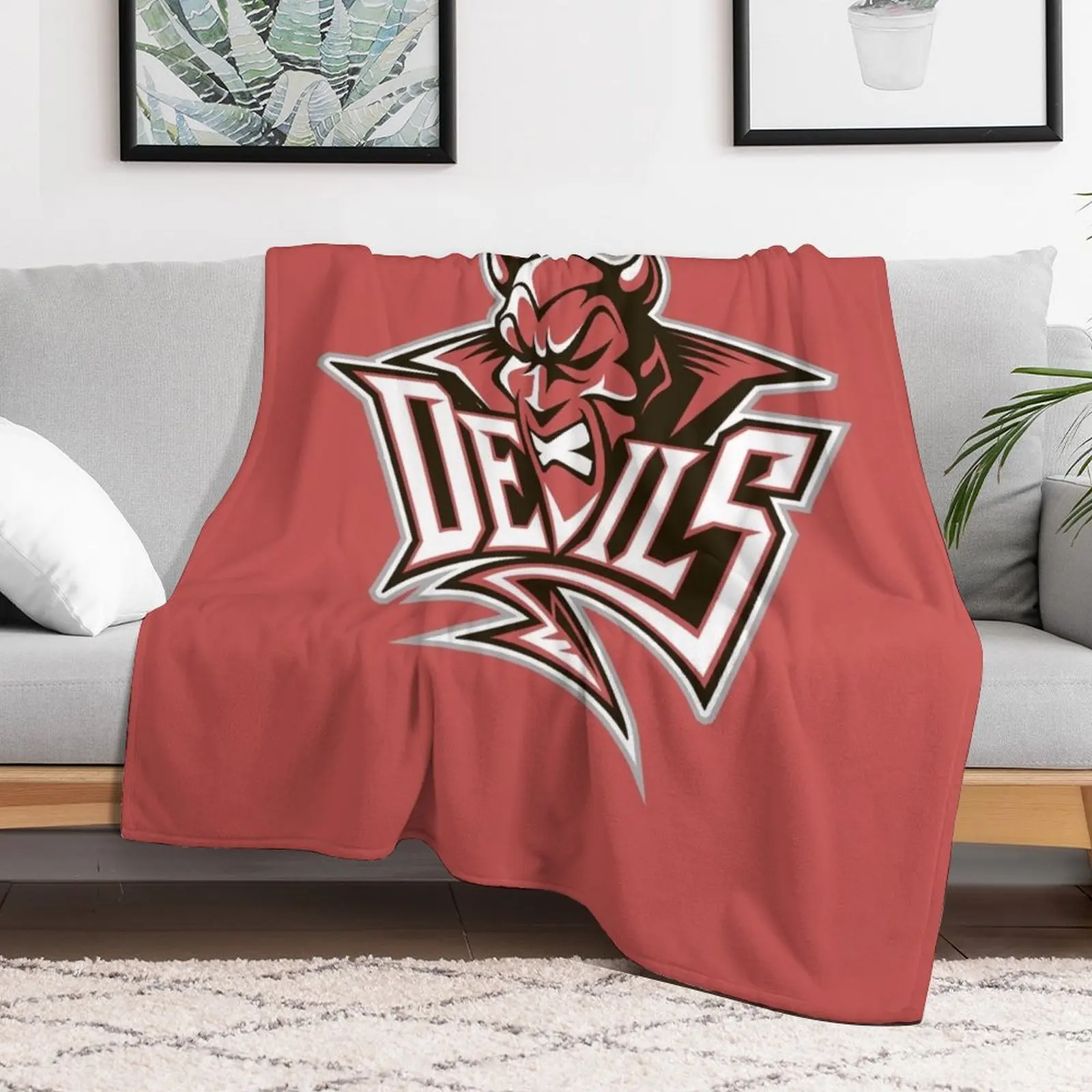 Cardiff Devils Throw Blanket cosplay anime Blankets For Baby Flannel Extra Large Throw Blankets