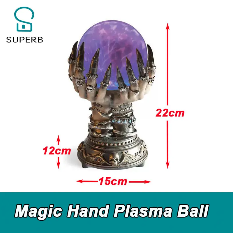 escape room prop magic head plasma ball escape game prop electric puzzle 2026 new escape game plasma ball magic ball superb 1987 view 3