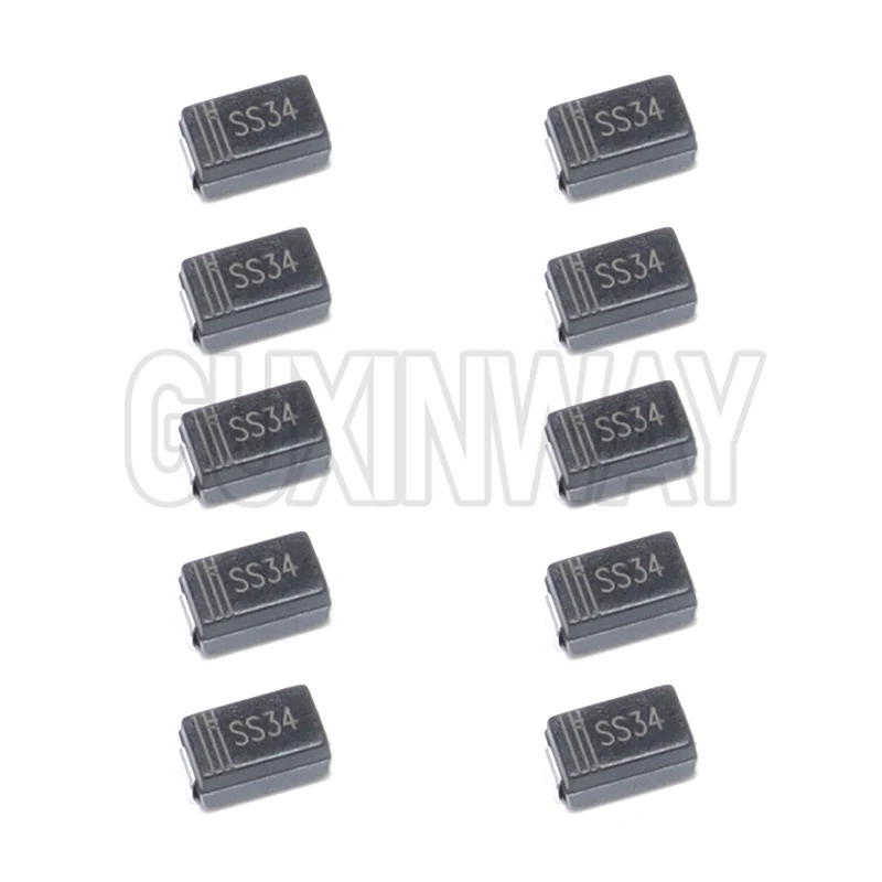 50 قطعة SS34 سمد ديود 3A/40 فولت شوتكي الثنائيات SMA حزمة نوع أ DO-214AC نموذج 1N5822