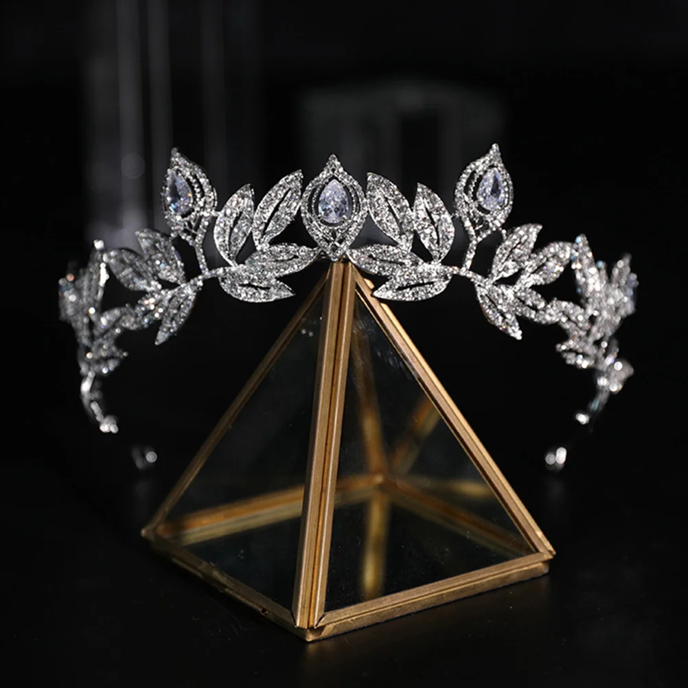

1Pcs Baroque Bridal Crown Elegant Wedding Headdress Female Tiara Suitable for Wedding Birthday Party Bride Headwear