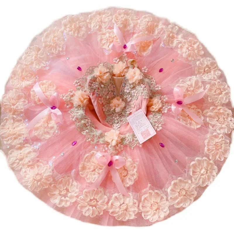 الكبار المهنية توتو الباليه تنورات قصيرة للبالغين طفل الفتيات الباليه توتو راقصة الباليه فستان المرأة توتو الرقص فستان مُصمم حسب الطلب