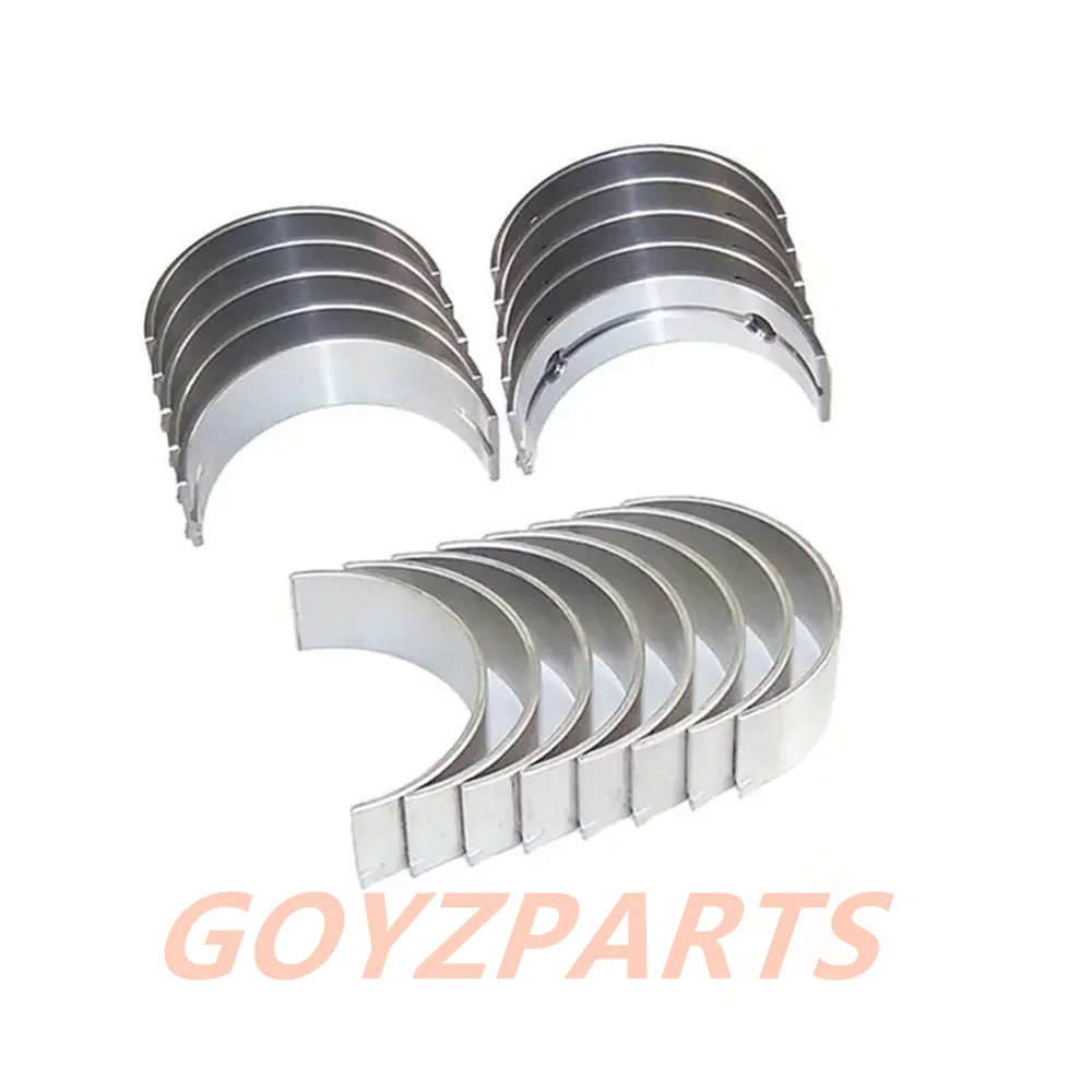 Crankshaft Main Bearing Connecting Rod Bearing Fit For Shibaura Tractor DX40 T2310 Loader L160 LS160 N844L 198586140 U5ME0011