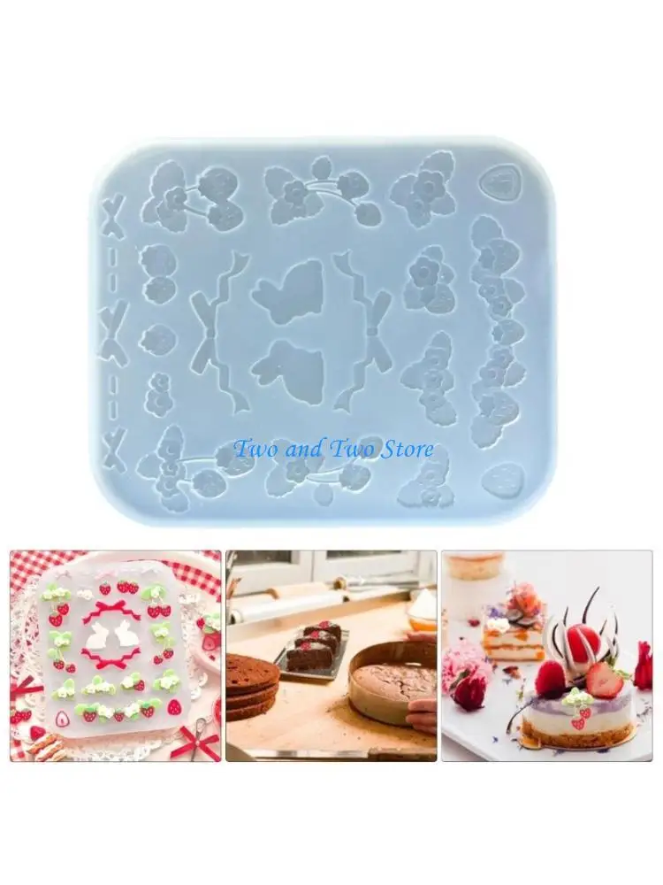 

HX6F Delicate Dripping Ornament Mold for Crafting Keychains Accessory and Charm