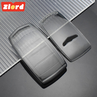4 Bottons Transparent Car Smart Key Case Cover for HYUNDAI 2020 Genesis G70 G80 EQ900 G90 Key Fob Shell Protector Accessories